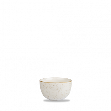 CHURCHILL STONECAST BARLE SUGAR BOWL - 8 OZ - Mabrook Hotel Supplies