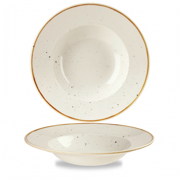CHURCHILL STONECAST BARLEY WHITE WIDE RIM BOWL LARGE - 11" - Mabrook Hotel Supplies