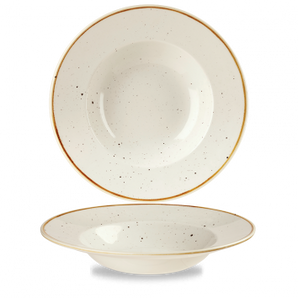 CHURCHILL STONECAST BARLEY WHITE WIDE RIM BOWL LARGE - 11" - Mabrook Hotel Supplies