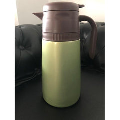 "SS VACCUM HANDYPOT, CAP: 1.5ltr, COLOR: GREEN." - Mabrook Hotel Supplies