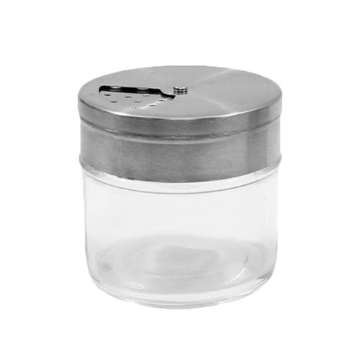 TABLECRAFT GLASS JAR WITH ROTATING TOPS - 3 OZ - Mabrook Hotel Supplies