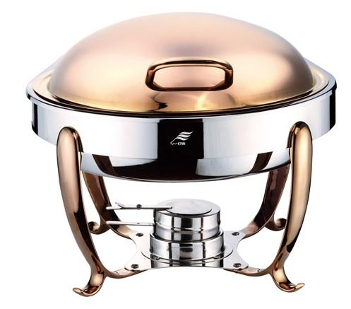 ROUND INDUCTION CHAFER - Mabrook Hotel Supplies