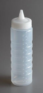 "SQUEEZE BOTTLE WIDE MOUTH DISPENSER WITH CLOSEABLE CAP, 24 C" - Mabrook Hotel Supplies