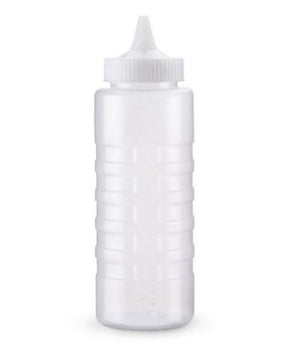 "SQUEEZE BOTTLE DISPENSER, 32oz; WIDE MOUTH, CLOSEABLE CAP;" - Mabrook Hotel Supplies