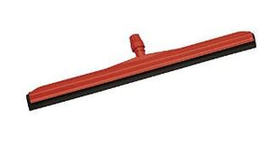 RED PLASTIC FLOOR SQUEEGEE,BLACK RUBBER,DIA-45CM - Mabrook Hotel Supplies