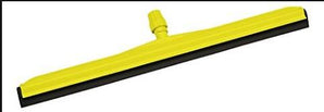 YELLOW PLASTIC FLOOR SQUEEGEE, BLACK RUBBER,DIA-45CM - Mabrook Hotel Supplies