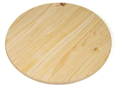 ROUND WOODEN BOARD W/OUT HANDLE SIZE 21CM - Mabrook Hotel Supplies