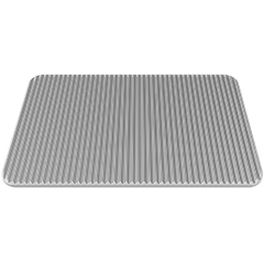 GN1/1 RIBBED FLAT ALLUM.FAKIRO PLATE - Mabrook Hotel Supplies