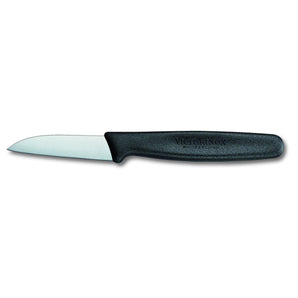 "VICTORINOX PARING KNIFE, STRAIGHT BLADE, 6 CM, COLOR: BLACK" - Mabrook Hotel Supplies