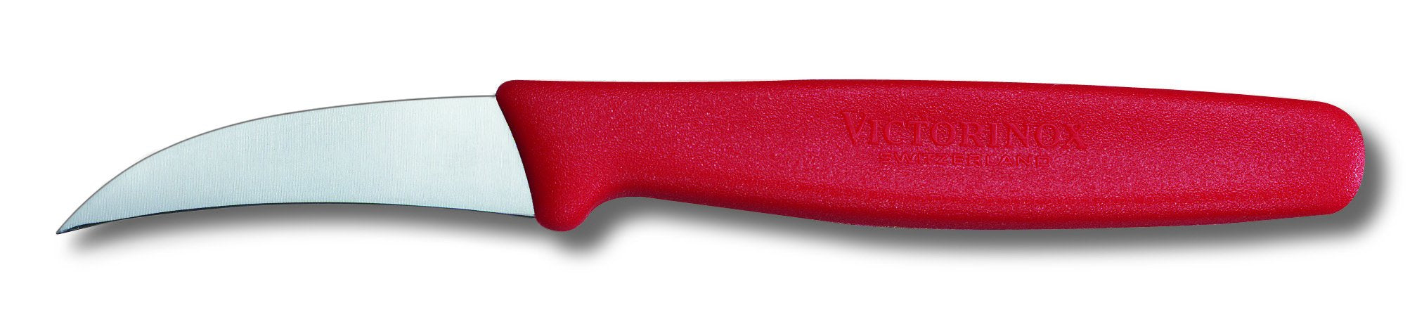 "VICTORINOX PARING KNIFE, CURVEY BLADE, 6 CM, COLOR: RED" - Mabrook Hotel Supplies