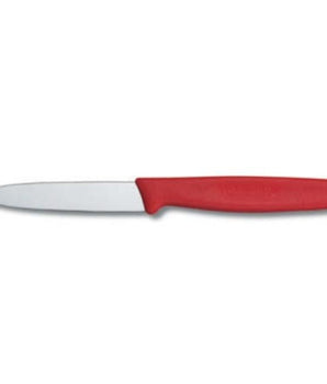 "VICTORINOX PARING KNIFE, POINTED TIP, 8 CM, COLOR: RED" - Mabrook Hotel Supplies