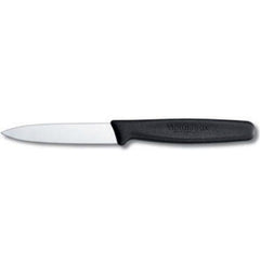 "VICTORINOX PARING KNIFE, POINTED TIP, 8 CM, COLOR: BLACK" - Mabrook Hotel Supplies