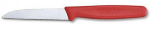 "VICTORINOX PARING KNIFE, POINTED TIP, WAVEY BLADE, 10 CM, CO1" - Mabrook Hotel Supplies