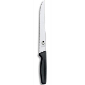 "VICTORINOX- CARVING KNIFE, NARROW WAVEY BLADE, 23 CM, COLOR:" - Mabrook Hotel Supplies