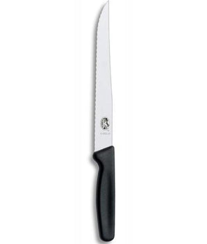 "VICTORINOX- CARVING KNIFE, NARROW WAVEY BLADE, 23 CM, COLOR:" - Mabrook Hotel Supplies