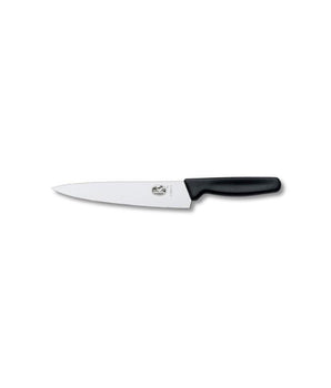 "VICTORINOX  CARVING KNIFE, BROAD,  22 CM, COLOR: BLACK" - Mabrook Hotel Supplies