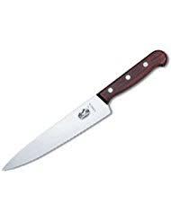 "VICTORINOX KITCHEN & CARVING KNIFE, , WAVY BLADE, 22 CM, ROS" - Mabrook Hotel Supplies