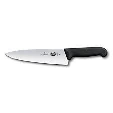 "VICTORINOX CARVING KNIFE , EXTRA BROAD, 20 CM, COLOR: BLACK" - Mabrook Hotel Supplies