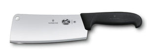 "VICTORINOX KITCHEN CLEAVER, 320 GR, 18 CM, BLACK HANDLE" - Mabrook Hotel Supplies