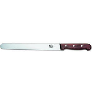 "VICTORINOX SLICING KNIFE, ROUND, 30 CM / 30MM, ROSEWOOD HAND" - Mabrook Hotel Supplies