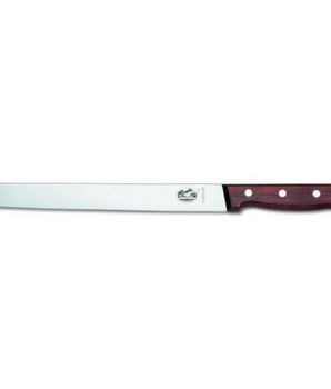 "VICTORINOX SLICING KNIFE, ROUND, 30 CM / 30MM, ROSEWOOD HAND" - Mabrook Hotel Supplies