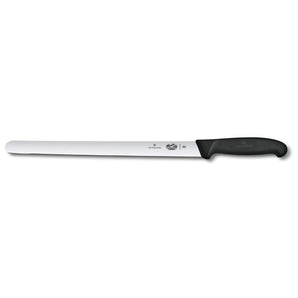 "VICTORINOX SLICING KNIFE, ROUND, FIBROX, 25 CM/ 30MM, COLOR:" - Mabrook Hotel Supplies