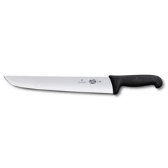 "VICTORINOX BUTCHER KNIFE, 23 CM, BLACK FIBROX HANDLE" - Mabrook Hotel Supplies