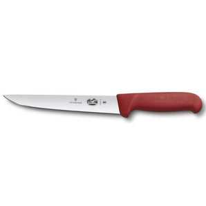 "VICTORINOX STICKING KNIFE , 18 CM, RED FIBROX ROUND HANDLE" - Mabrook Hotel Supplies