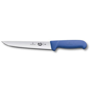 "VICTORINOX STICKING KNIFE , 20 CM, BLUE FIBROX ROUND HANDLE" - Mabrook Hotel Supplies