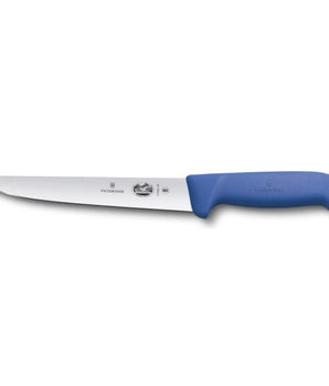 "VICTORINOX STICKING KNIFE , 20 CM, BLUE FIBROX ROUND HANDLE" - Mabrook Hotel Supplies