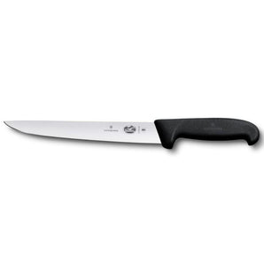 "VICTORINOX STICKING KNIFE , 20 CM, BLACK FIBROX ROUND HANDLE" - Mabrook Hotel Supplies