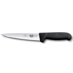 "VICTORINOX STICKING KNIFE, POINTED TIP, 14 CM, BLACK FIBROX" - Mabrook Hotel Supplies