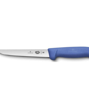 "VICTRIONX BONING KNIFE, STRAIGHT, WIDE, 15 CM, BLUE FIBROX H" - Mabrook Hotel Supplies