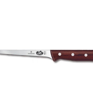 "VICTORINOX BONING KNIFE, CURVED EDGE, NARROW, 12 CM, ROSEWOO" - Mabrook Hotel Supplies