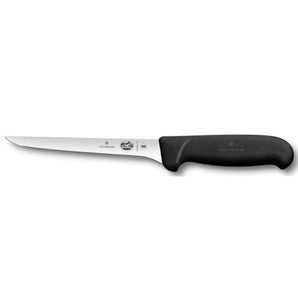 BONNING KNIFE,REAR CURVED EDGE,NARROW BLADE,BLACK,FIBROX,DIM:15 CM - Mabrook Hotel Supplies