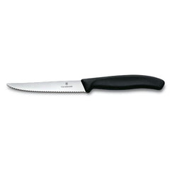 SwissClassic STEAK KNIFE, POINTED TIP, BLACK. BOX 20PCS. - Mabrook Hotel Supplies