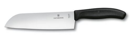 VICTORINOX SWISSCLASSIC SANTOKU KNIFE. 17CM NORMAL. BLACK. GIFT BOX. - Mabrook Hotel Supplies