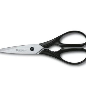 "VICTORINOX MULTIPURPOSE KITCHEN SHEAR, COLOR: BLACK." - Mabrook Hotel Supplies