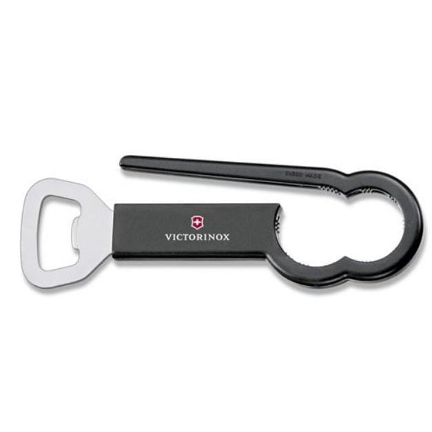 VICTORINOX PET BOTTLE OPENER. BLACK. - Mabrook Hotel Supplies