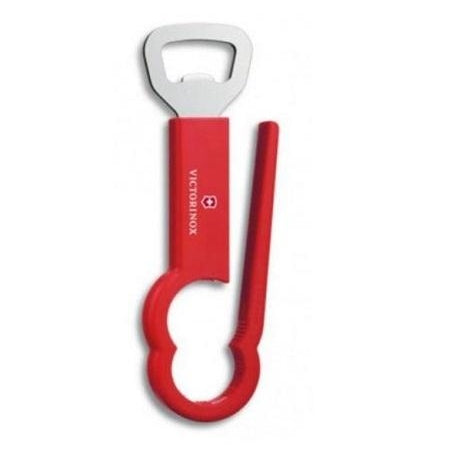 VICTORINOX PET BOTTLE OPENER. RED. - Mabrook Hotel Supplies