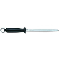 "VICTORINOX DOMESTIC SHARPENING STEEL, ROUND, BLACK, MIDDLE F" - Mabrook Hotel Supplies