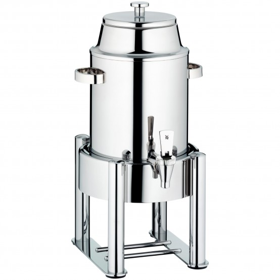Coffee urn, 10 L Basic, dia. 10 1/4 in, height. 21 1/2 in, cap. 338 oz. - Mabrook Hotel Supplies