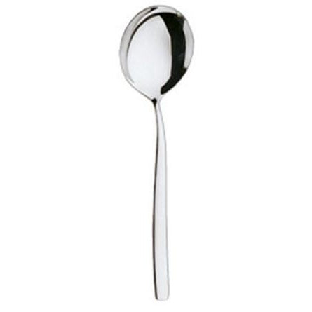 Soup/cream spoon Bistro, stainless 18/10, polished length 6 1/2 in. - Mabrook Hotel Supplies