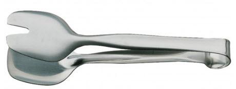 Pastry serving tongs, stainless 18/10, satin finished, length 8 in. - Mabrook Hotel Supplies