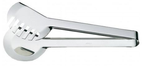 Pastry serving tongs, cromargan length 9 in. - Mabrook Hotel Supplies
