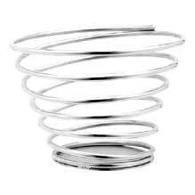 S/S TABLETOP; SPRING BREAD BASKET – MIRROR FINISH; DIA: 16.3 - Mabrook Hotel Supplies