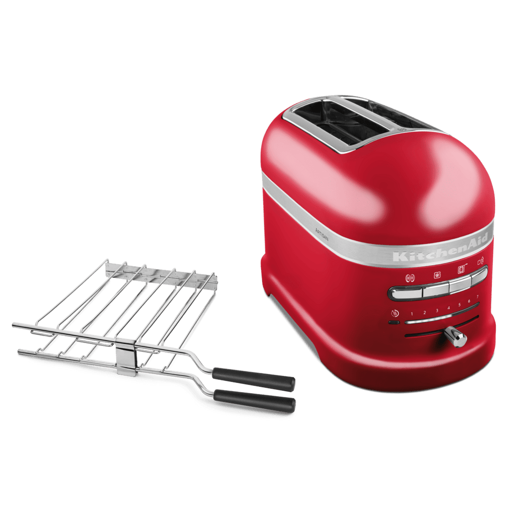 KITCHENAID ARTISAN 2-SLOT TOASTER 5KMT2204 - EMPIRE RED - Mabrook Hotel Supplies