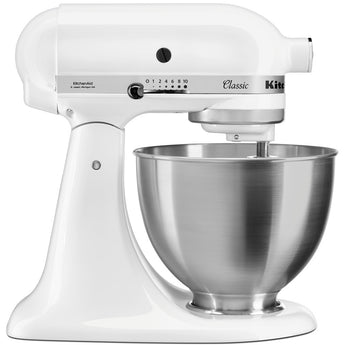 KitchenAid CLASSIC 4.3 L Tilt-Head Stand Mixer - White - Mabrook Hotel Supplies