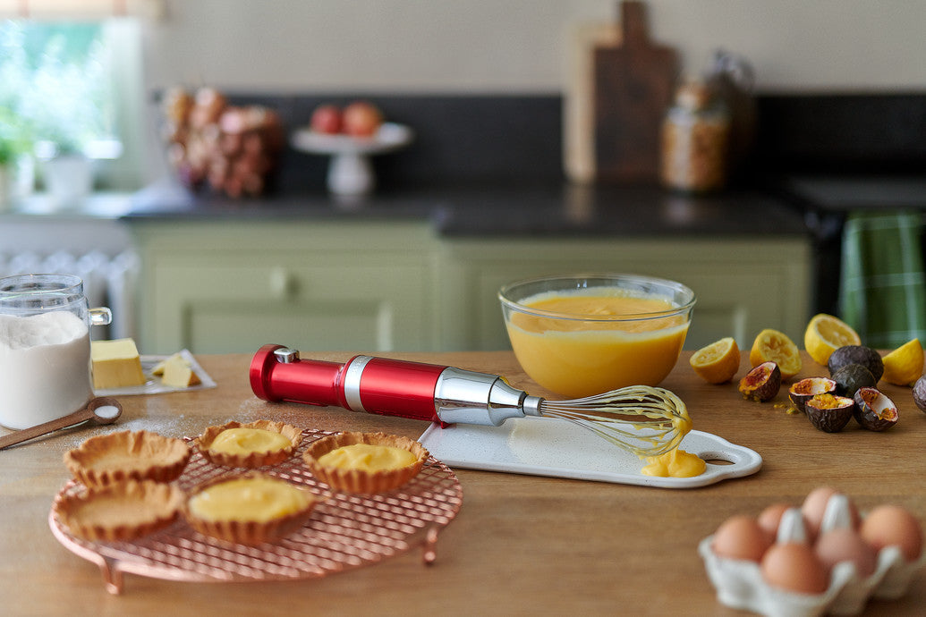 KITCHENAID CORDLESS HAND BLENDER WITH ACCESSORIES - CANDY APPLE - Mabrook Hotel Supplies