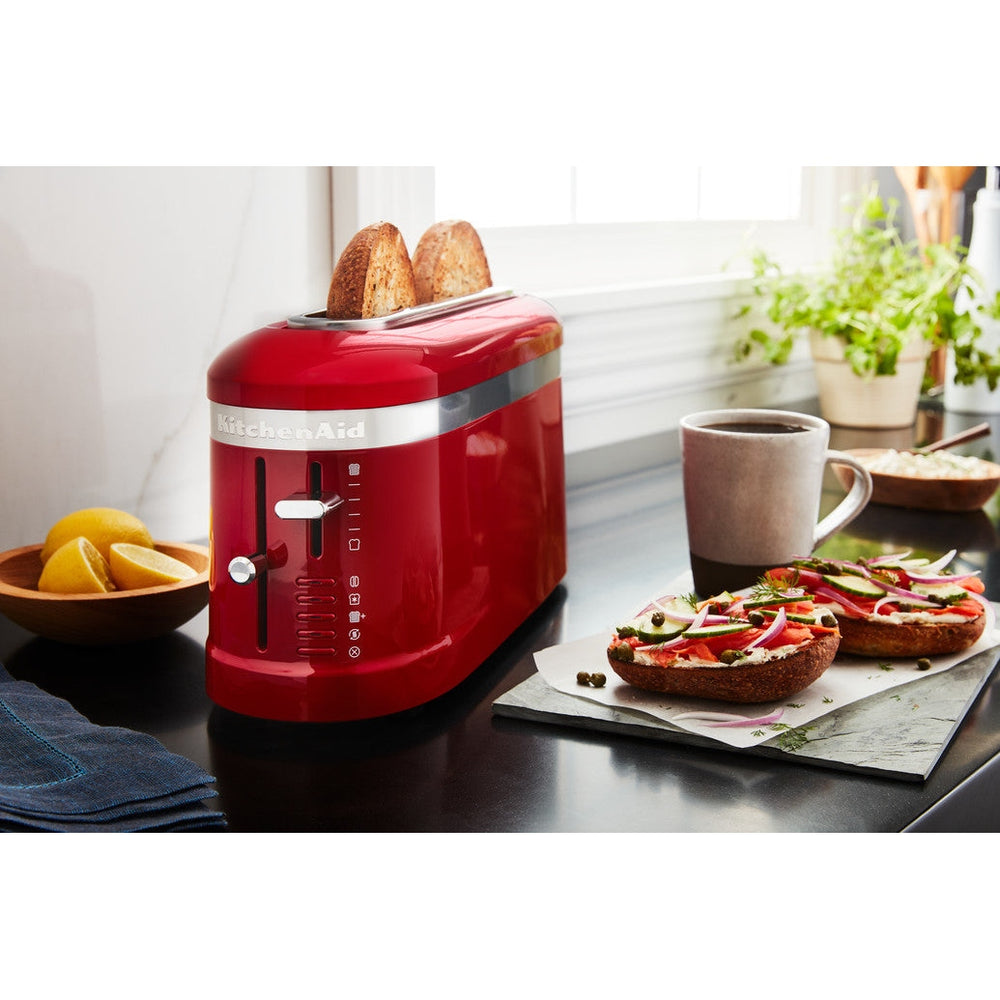 KITCHENAID TOASTER LONG SLOT 2 SLICE - EMPIRE RED - Mabrook Hotel Supplies